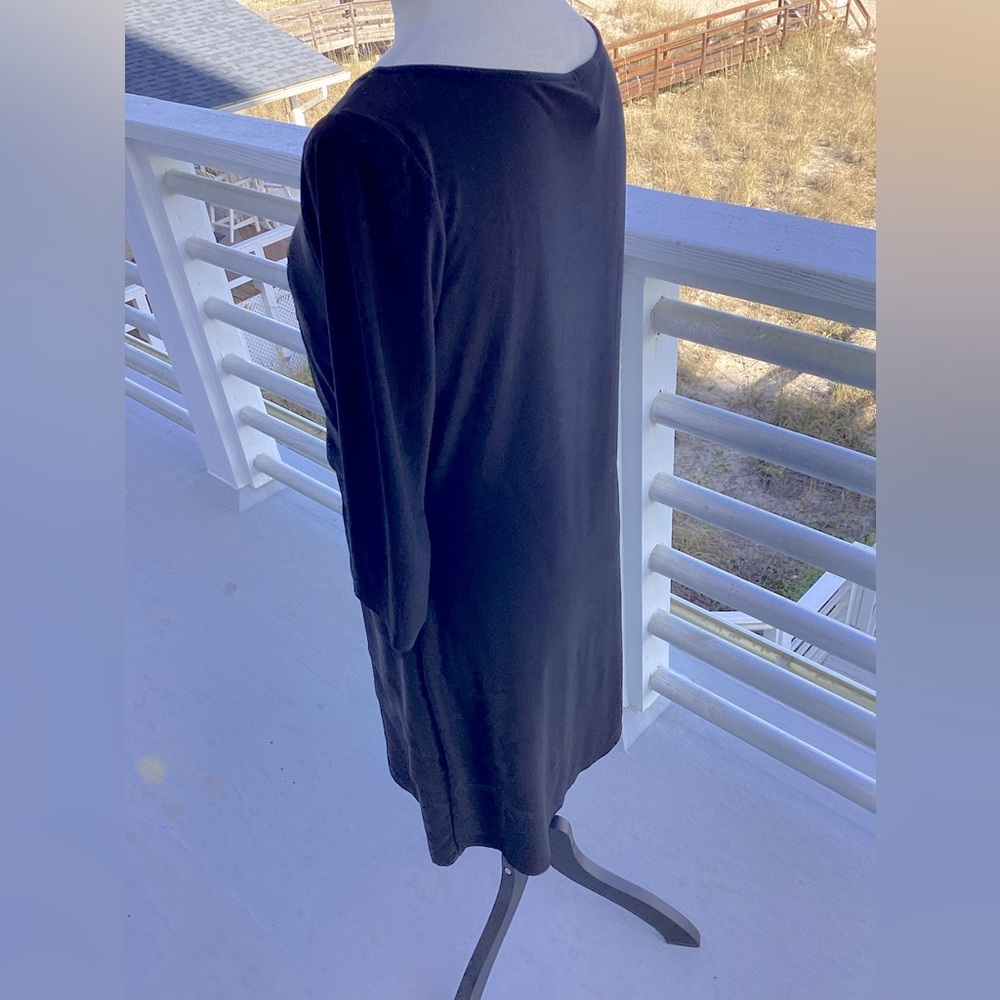 WHBM classic black scoop neck dress - Picture 5 of 8